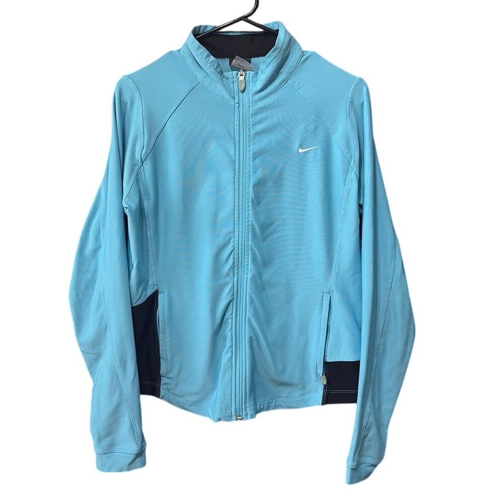 Blue Dri-Fit Athletic Jacket - Nike - L